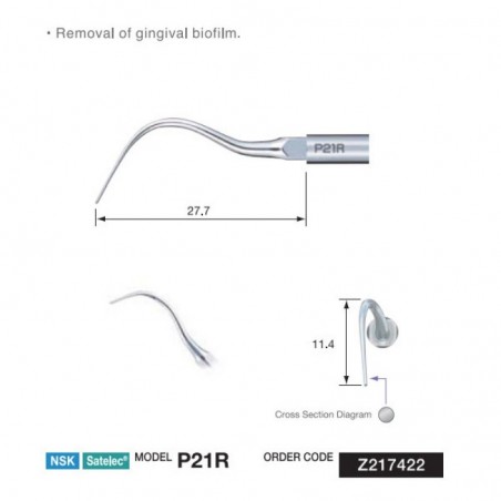 Varios Perio Ultrasonic Tip, P21R Right