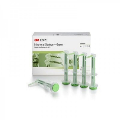 3M Intraoral Syringes - Green  20-Pack