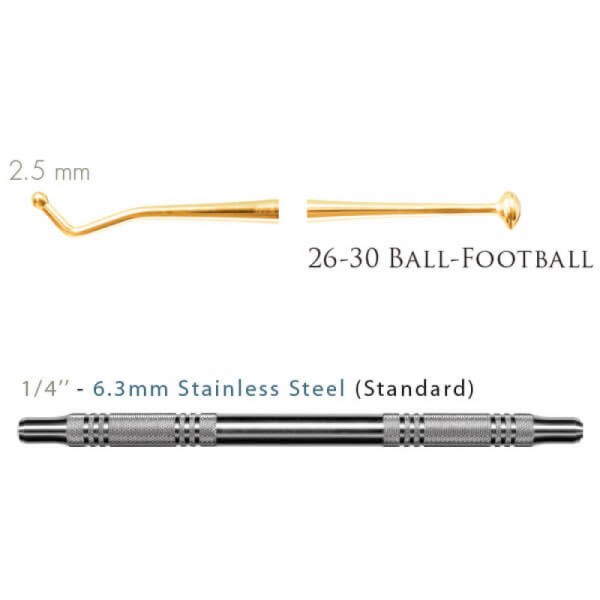 Composite Burnisher 26/30 Ball/Oval, Posterior, Standard