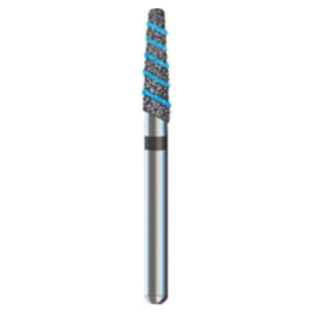 NTI Turbo Diamond Bur Spiral Cut Friction Grip Super Coarse 379T-023 5/Pk