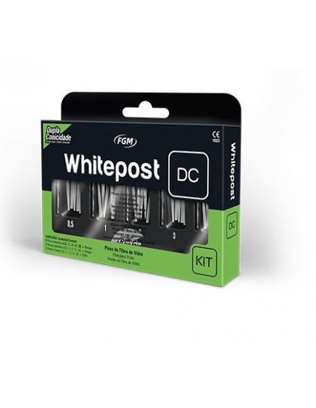 FGM White Post DC Kit 25 Posts+Drilis