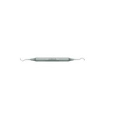 Curette Columbia Double End Size 13/14 DuraLite Round Stainless Steel Ea