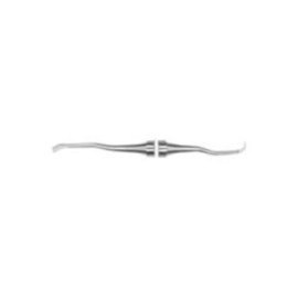 Curette Bunting Double End Size 1/2 No.2 Octagonal Immunity Steel Ea