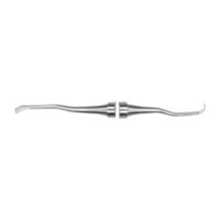 Curette Bunting Double End Size 1/2 No.2 Octagonal Immunity Steel Ea