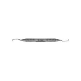 Curette Gracey After Five Double End Size 11/12 No.6 Satin Steel Immunity Steel Ea