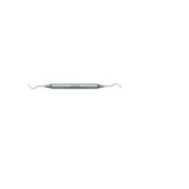 Curette Barnhart Rigid Double End Size 5/6 DuraLite Round Stainless Steel Ea