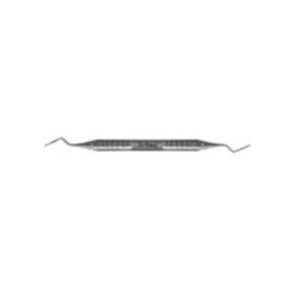 Curette Double End Size 1 No.6 Satin Steel Immunity Steel Ea