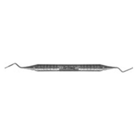 Curette Double End Size 1 No.6 Satin Steel Immunity Steel Ea