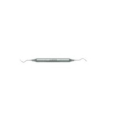 Universal Curette Barnhart Double End Size 5/6 DuraLite Round Stainless Steel Ea