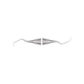 Curette Gracey After Five Double End Size 3/4 No.6 Satin Steel Immunity Steel Ea