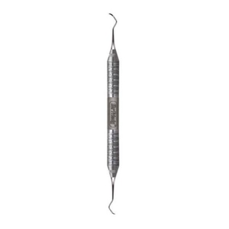 Curette Columbia Double End Size 13/14R No.6 Satin Steel Rigid Immunity Steel Ea