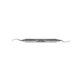 Curette Gracey After Five Double End Size 5/6 No.6 Satin Steel Immunity Steel Ea