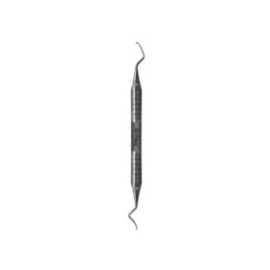 Curette Furcation Quetin Double End Size LL3 No.6 Satin Steel Immunity Steel Ea