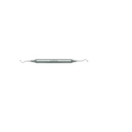 Curette Columbia Double End Size 13/14 DuraLite Round Stainless Steel Ea