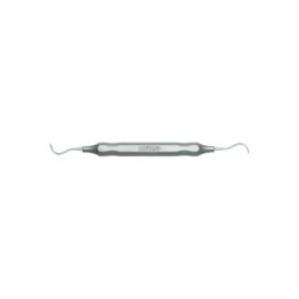 Curette McCall Double End Size 17S/18S DuraLite Hex Stainless Steel Ea