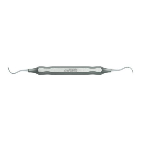 Curette McCall Double End Size 17S/18S DuraLite Hex Stainless Steel Ea