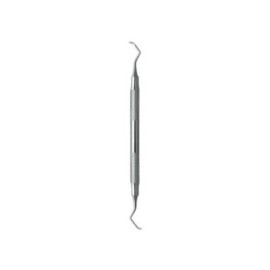 Scaler Sickle Double End Size 135 No.6 Satin Steel Immunity Steel Ea