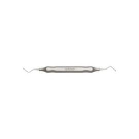 Curette Columbia Double End Size 4R/4L DuraLite Hex Stainless Steel Ea