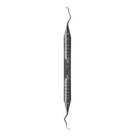 Curette Langer Rigid Double End Size 3/4 No.6 Satin Steel Immunity Steel Ea