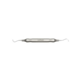 Universal Curette McCall Double End Size 17/18 DuraLite Hex Stainless Steel Ea