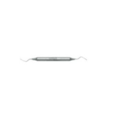 Xdura Curette Barnhart Double End Size 1/2 DuraLite Round Stainless Steel Ea