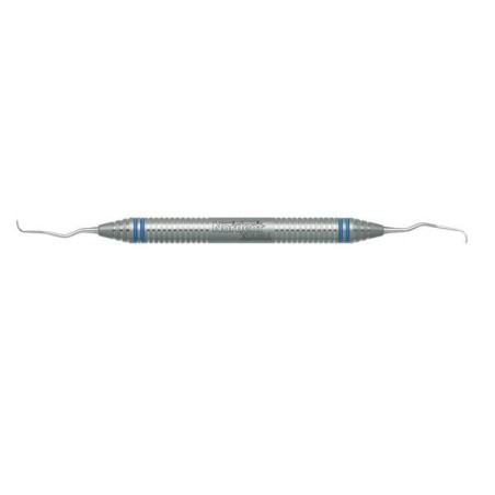 Nordent Crtt/Sclr Scaler & Curette Grcy Lng DE Size 3/8 DuraLite ColorRing SS Ea