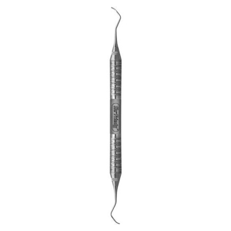 Curette Rule Double End Size 3/4 No.6 Satin Steel Immunity Steel Ea