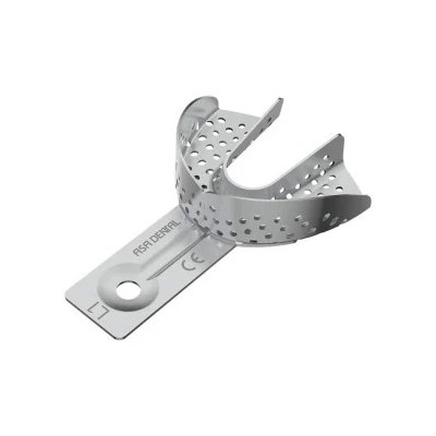 Aluminium Perforated Lower Impression Tray, XX Small, Without Rim