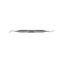 Curette Goldman Fox Double End Size 4 No.6 Satin Steel Immunity Steel Ea