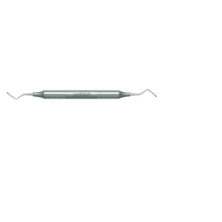 Curette Columbia Double End Size 4R/4L DuraLite Round Stainless Steel Ea