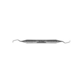 Curette Langer Double End Size 5/6 No.6 Satin Steel Immunity Steel Ea