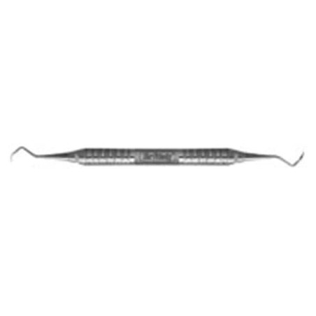 Curette McCall Double End Size 13/14 No.6 Satin Steel Immunity Steel Ea