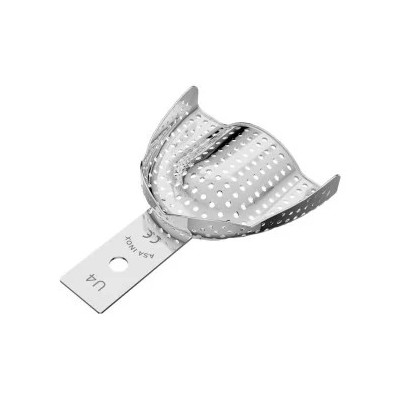 S.S. Perforated Impression Tray Edentulous L Upper