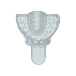 Single Arch Impression Tray Perforated 3 Medium Upper 12/Bg