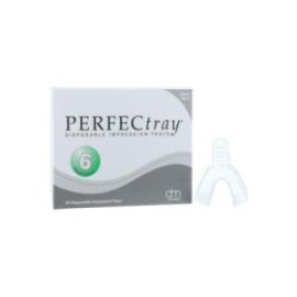 Perfectray Disposable Full Arch Impression Tray Perforated 6 Small Lower 20/Pk