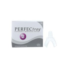 Perfectray Disposable Full Arch Impression Tray Perforated 2 Large Lower 20/Pk