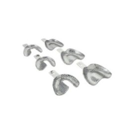 Denture Impression Tray Perforated Edentulous 6/Bx