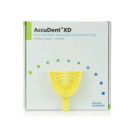 AccuDent XD Disposable Dentate Tray Perforated 2 Large Upper Refill Pack 12/Pk