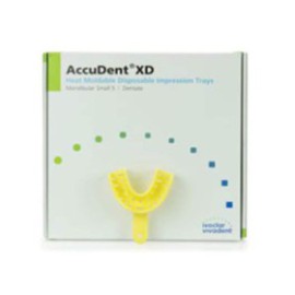 AccuDent XD Disposable Dentate Tray Perforated 5 Small Lower Refill Pack 12/Pk