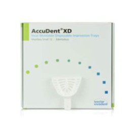 AccuDent XD Disposable Edentulous Tray Perforated 12 Sm Upper Refill Pack 12/Pk