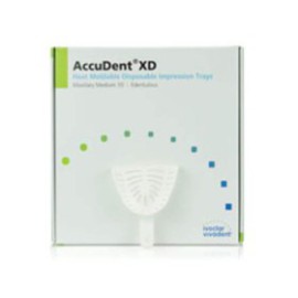 AccuDent XD Disposable Edentulous Tray Perforated 10 M Upper Refill Pack 12/Pk