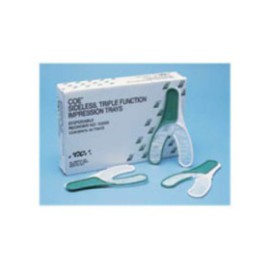 COE Impression Tray Triple Function Sideless 50/Bx