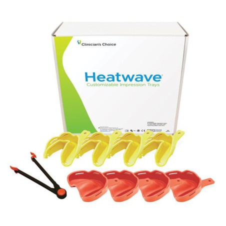 HeatWave Disposable Quadrant Impression Tray Introductory Kit 32/Pk