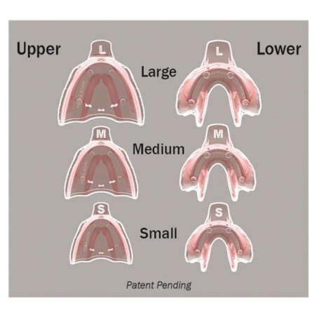 Massad Dsp Ovrden Impression Tray Perforated S/M/L U/L Resealable Bag 12/Pk