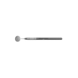 Mirror Head Stainless Steel / Rhodium Size 5 Cone Socket Front Surface 25 mm Ea