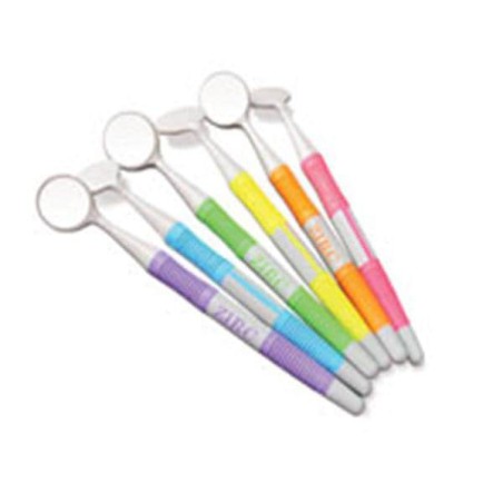 Crystal HD Mirror Size 5 Soft Grip Assorted Neon 12/Pk