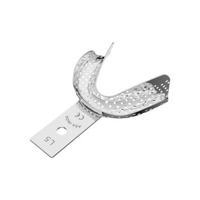 S.S. Perforated Impression Tray Edentulous L Lower