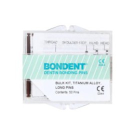 Bondent Pins Titanium Bulk Kit Long 50/Bx