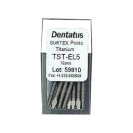 Surtex Posts Titanium 1.65 mm Parallel Sided & Tapered End EL5 12/Bx