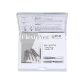 Flexi-Post Posts Titanium Size 2 Parallel Sided Blue 10/Pk